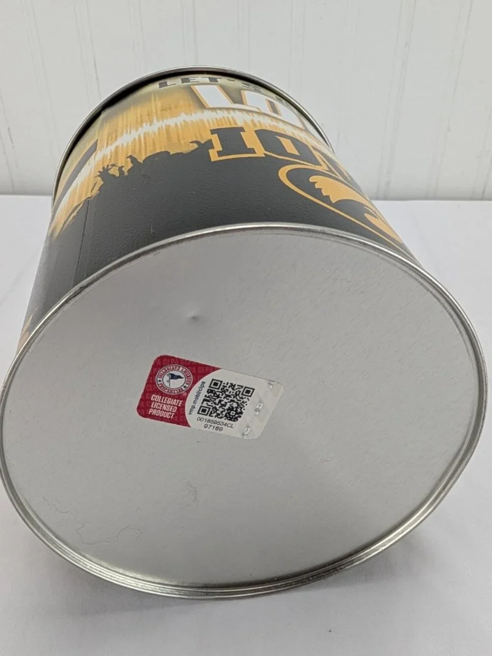 Iowa Hawkeyes Metal Tin Storage Container Go Hawks Lets Get Loud Fan Shop